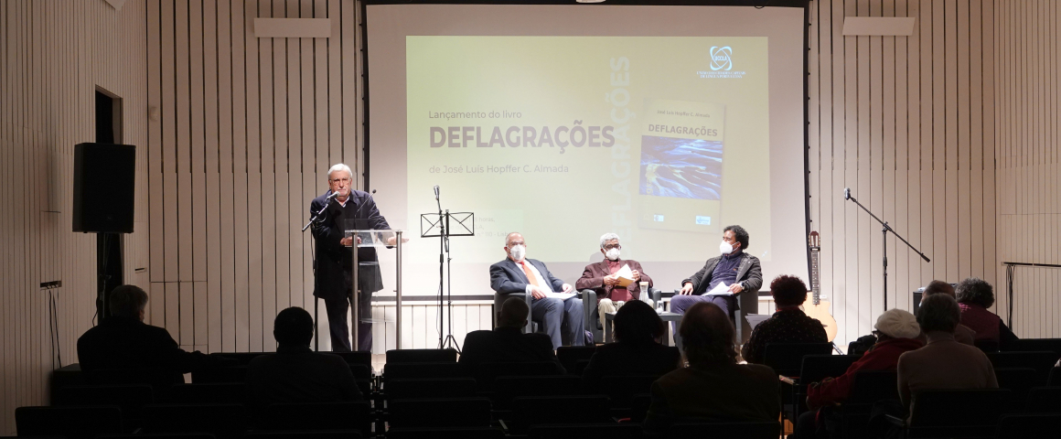 UCCLA recebeu lançamento do livro “Deflagrações” de José Luís Hopffer Almada
