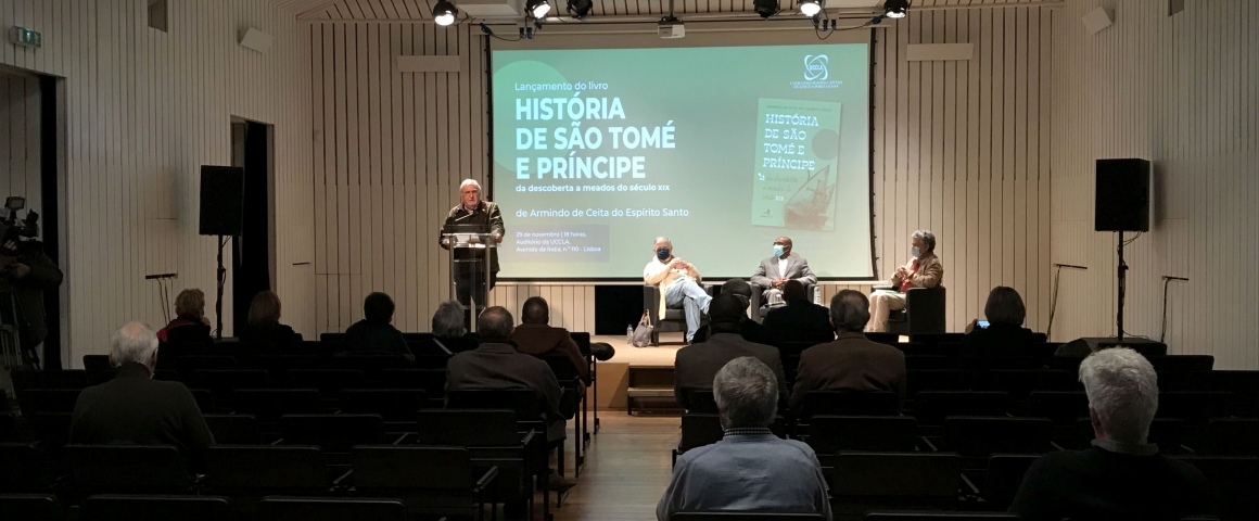 UCCLA acolheu lançamento do livro “História de São Tomé e Príncipe” de Armindo de Ceita do Espírito Santo