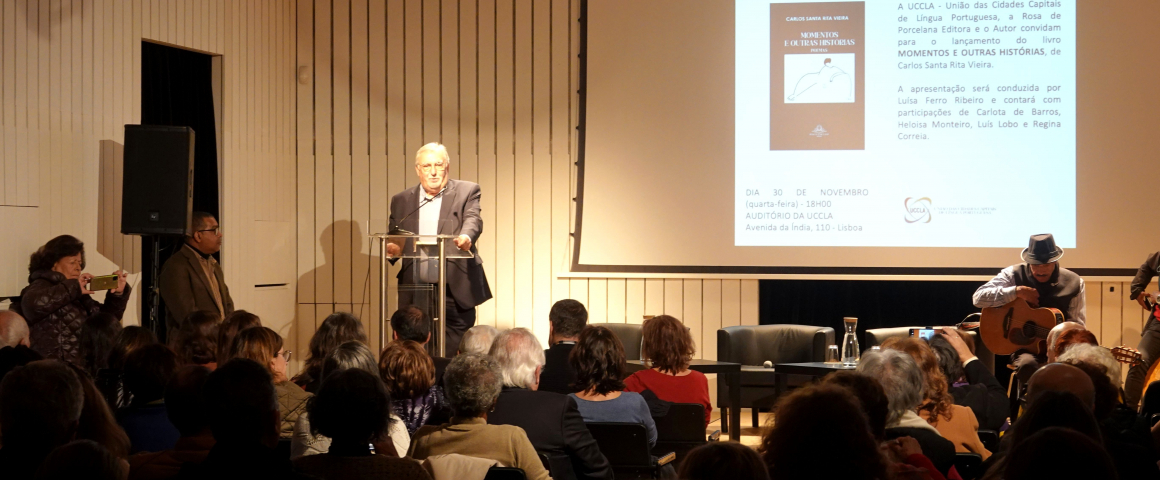 Lançamento do livro “Momentos e Outras Histórias” de Carlos Vieira na UCCLA