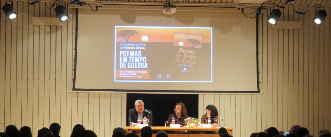 Lançamento do livro “Poemas em Tempo de Guerra” na UCCLA