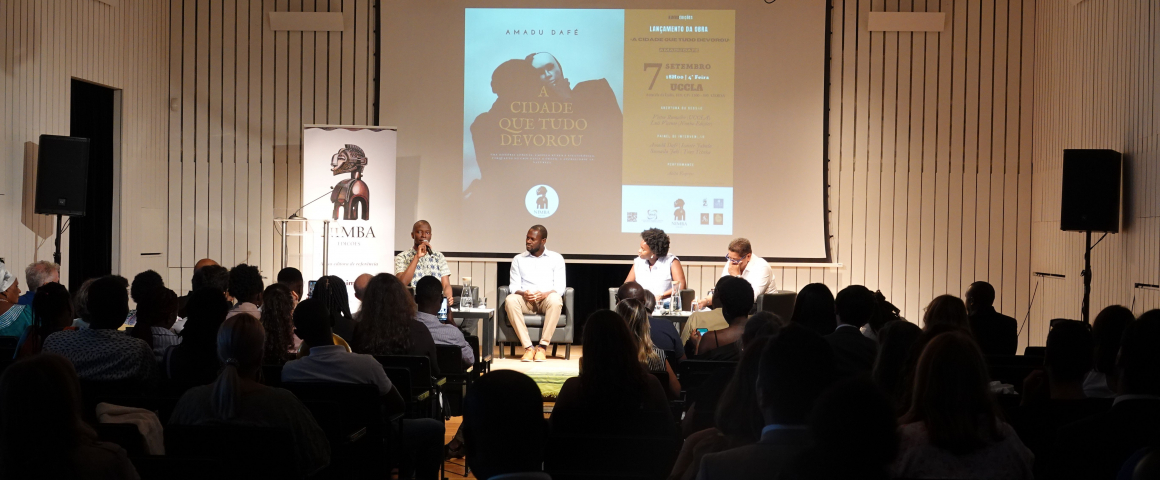 UCCLA recebeu o lançamento do livro “A cidade que tudo devorou” de Amadú Dafé