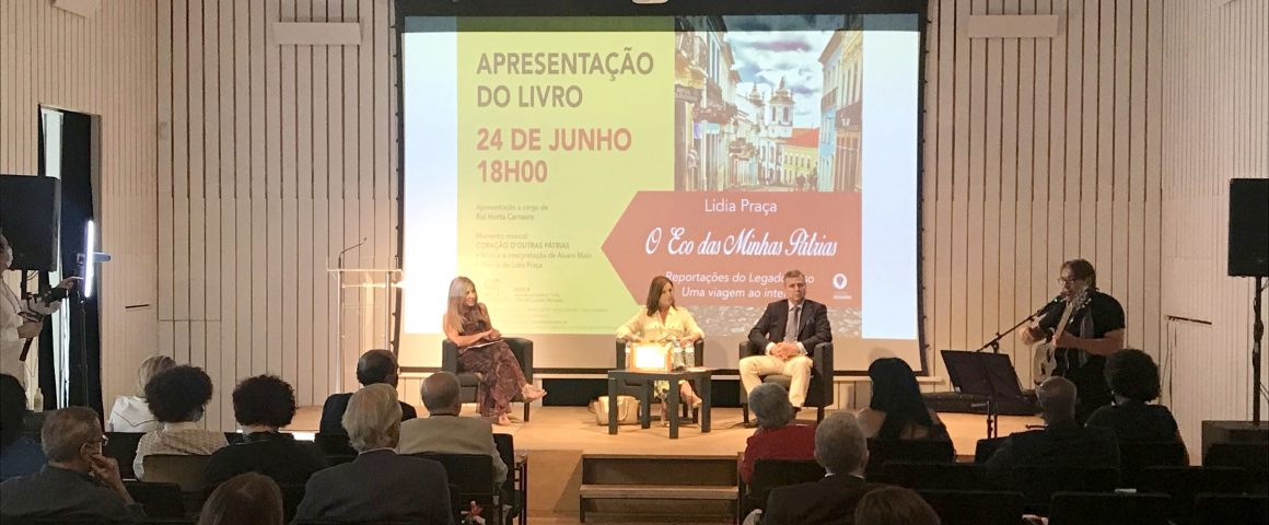 Apresentação do livro “O Eco das Minhas Pátrias” de Lídia Praça na UCCLA