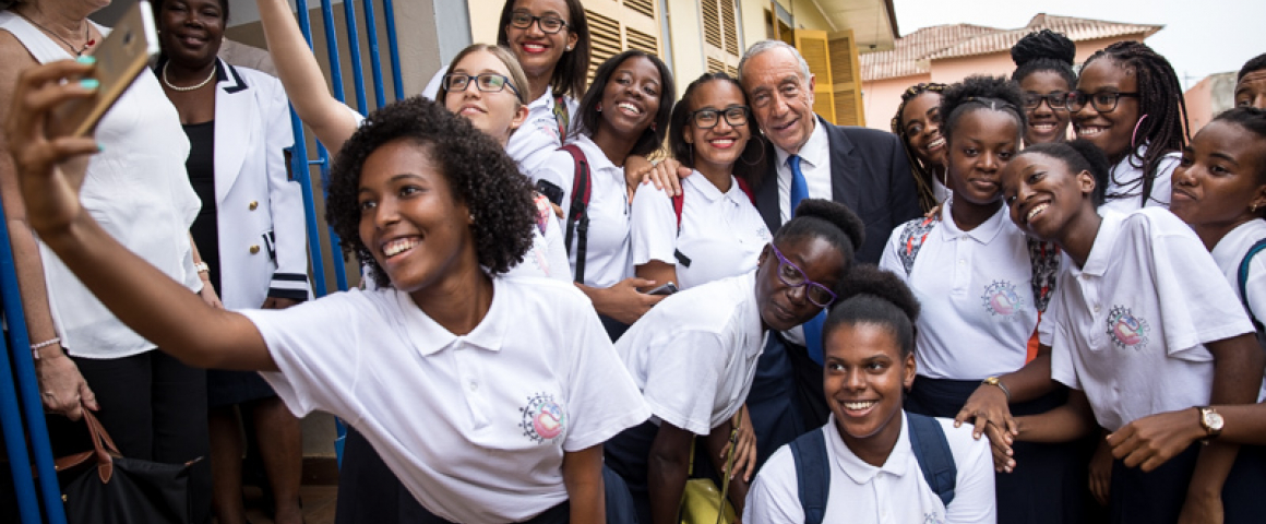 Marcelo Rebelo de Sousa inaugurou Escola Portuguesa em São Tomé e Príncipe