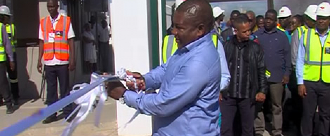 Inauguração de terminal de garrafas de gás doméstico