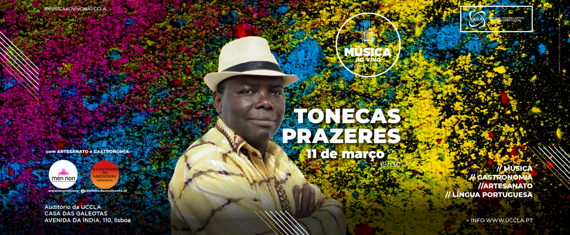 Tonecas Prazeres ao vivo na UCCLA