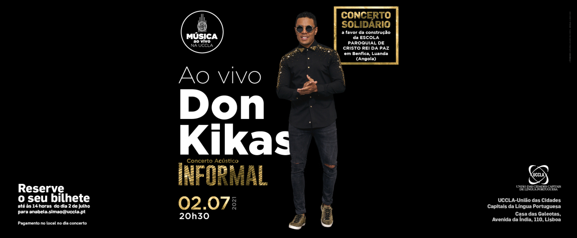 Concerto solidário de Don Kikas na UCCLA