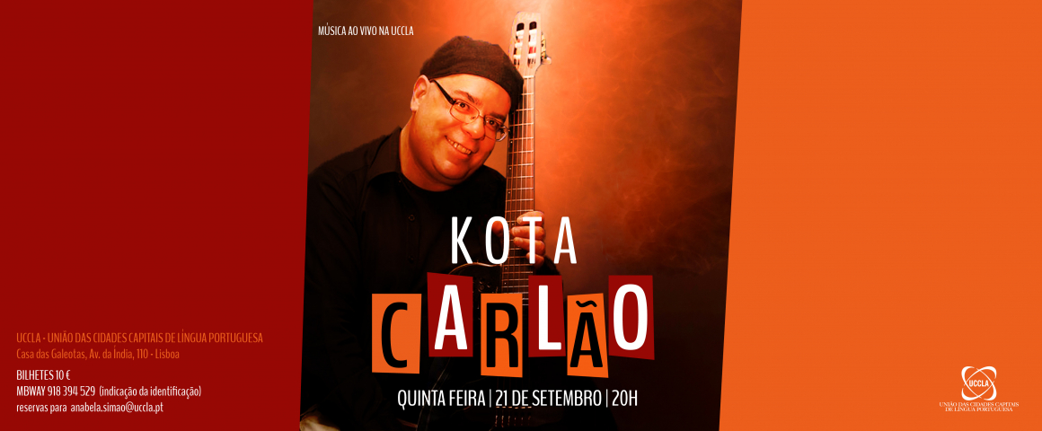 Música ao vivo com Kota Carlão na UCCLA