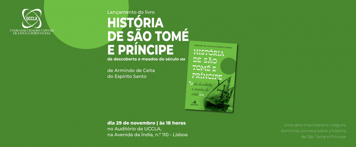 Lançamento do livro “História de São Tomé e Príncipe” de Armindo de Ceita do Espírito Santo