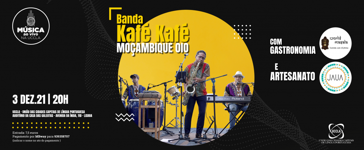 Música ao vivo na UCCLA com a Banda Kafé Kafé