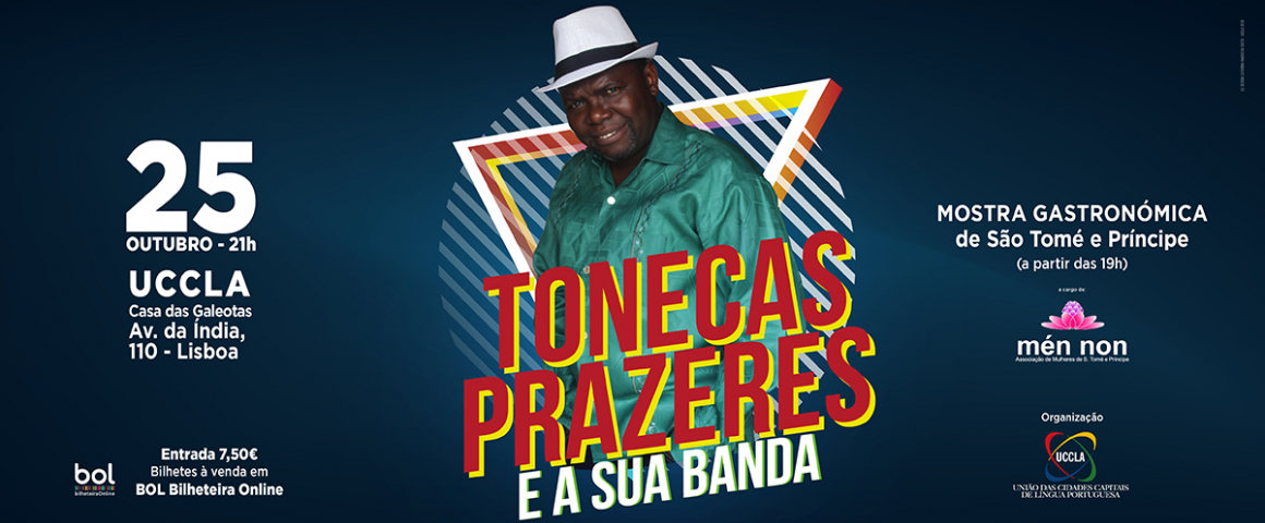 Tonecas Prazeres ao vivo na UCCLA