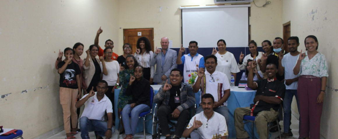 Assinatura de Memorando de Entendimento com a Associação de Deficientes de Timor-Leste