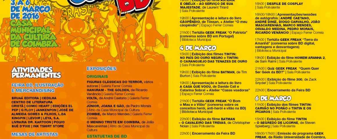 Coimbra vai ser capital da Banda Desenhada