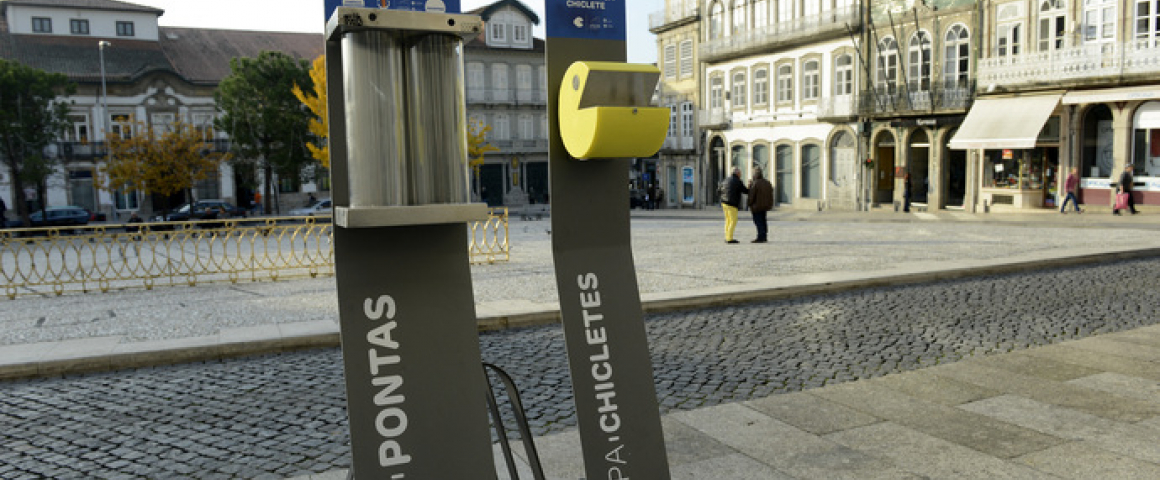 Guimarães instala Papa-Chicletes e EcoPontas