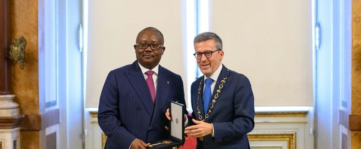 Presidente da Guiné-Bissau recebido nos Paços do Concelho