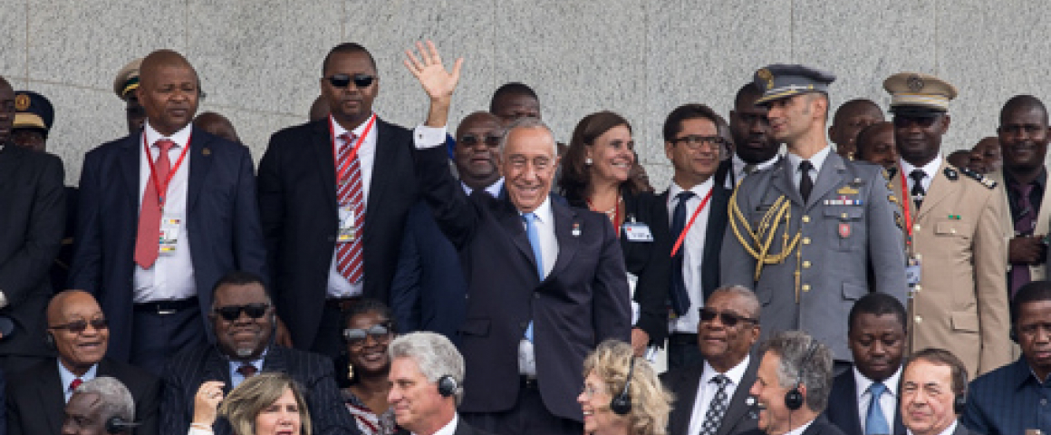 Presidente de Portugal na Tomada de Posse do Presidente de Angola