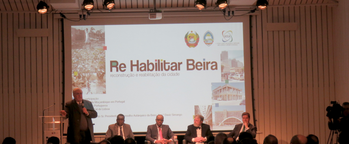 Apresentação pública da reconstrução e reabilitação da cidade da Beira na UCCLA