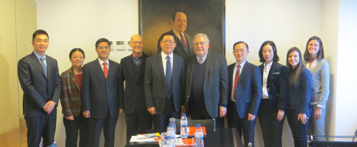 Reunião com delegação da província de Jiangsu