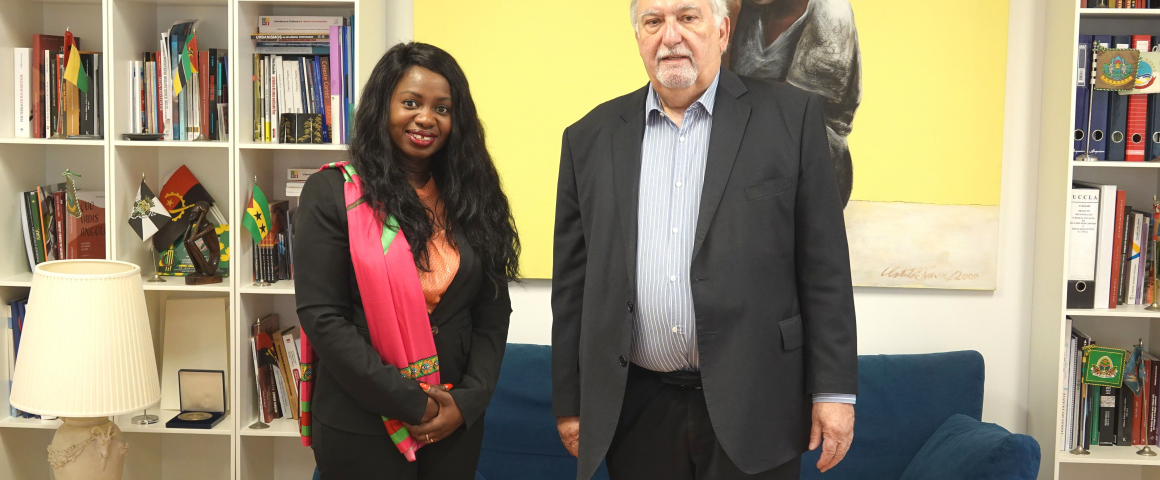 Encontro com representantes do Instituto de Promoção da Cultura Guineense na Diáspora