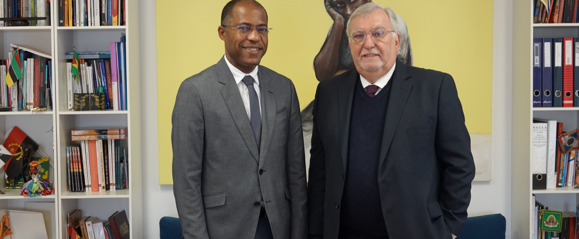 Reunião com o presidente da Câmara Municipal da Praia