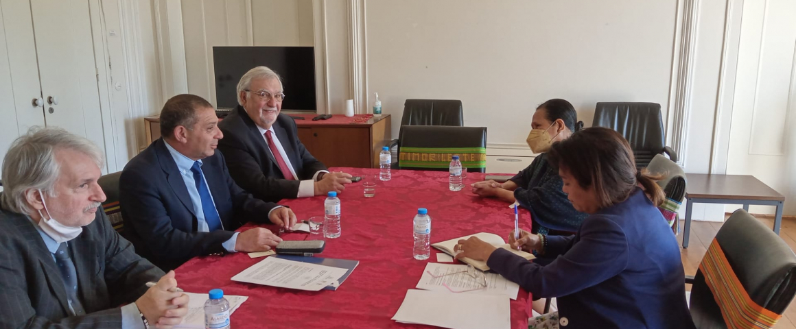 Reunião na Embaixada de Timor-Leste