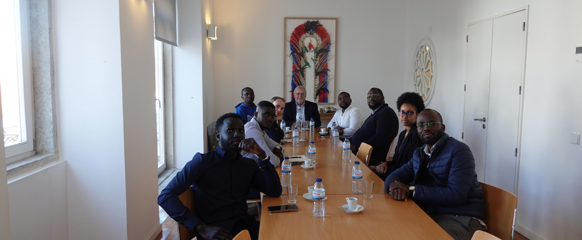 Reunião com estudantes dos países de língua portuguesa