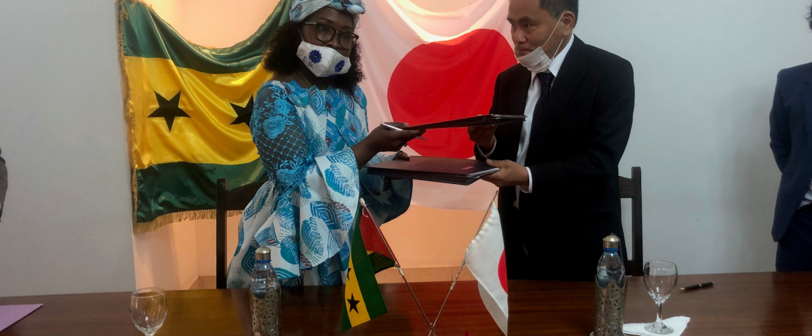 Japão e São Tomé e Príncipe assinam acordo para ajuda alimentar