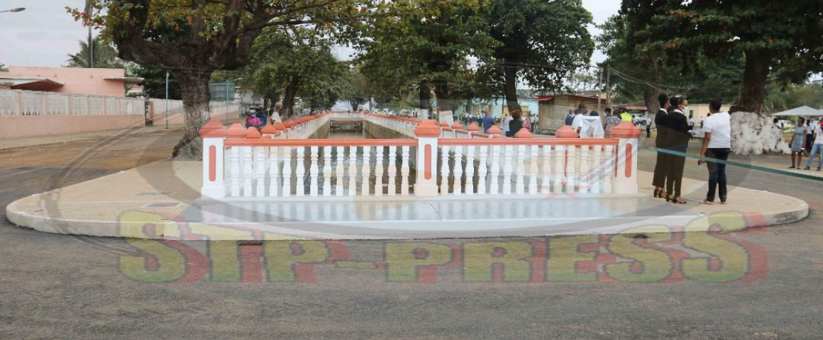 Inauguração de pontes sobre o Rio Água Grande