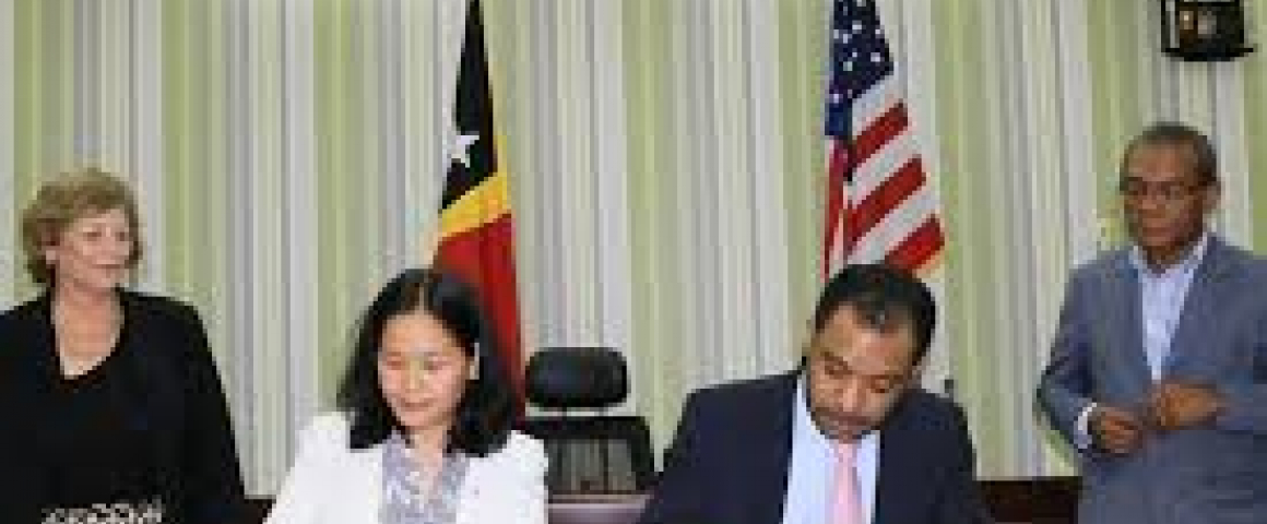 Timor-Leste assina um acordo de financiamento de 7,5 milhões de dólares
