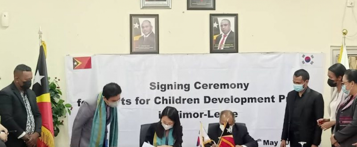 Projeto para o desenvolvimento do desporto infantil em Timor-Leste