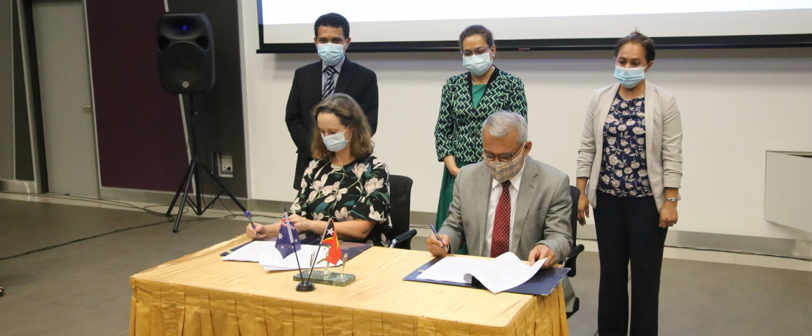 Reabilitação de infraestruturas e apoio ao Programa Bolsa da Mãe em Timor-Leste