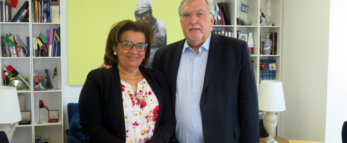 Visita da vereadora Maria Aleluia Andrade à UCCLA