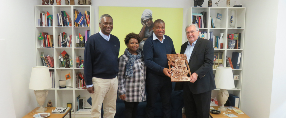 Visita do presidente da Câmara de Inhambane