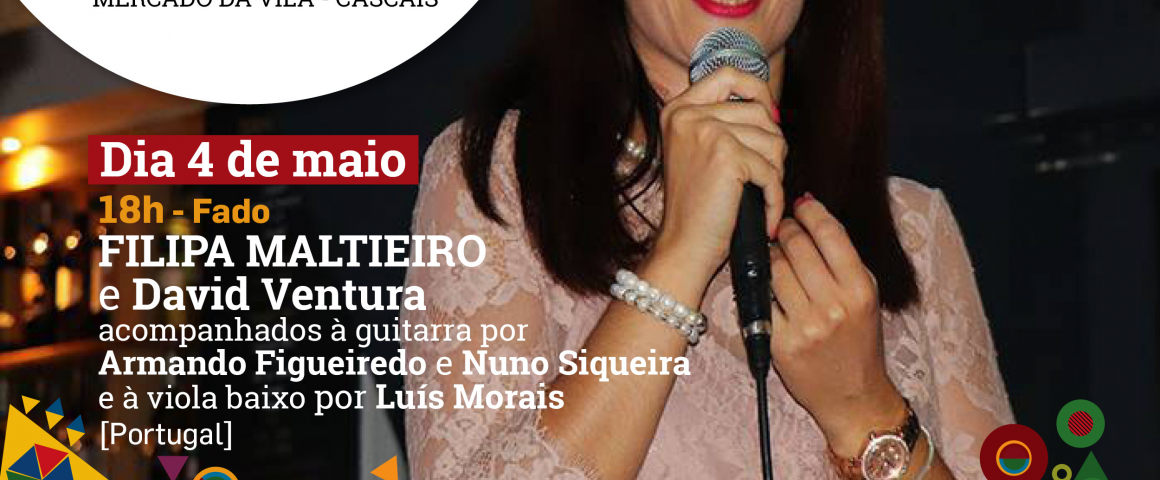 Mercado da Língua Portuguesa - Fado com Filipa Maltieiro e David Ventura acompanhados à guitarra por Armando Figueiredo e Nuno Siqueira e à viola baixo por Luís Morais