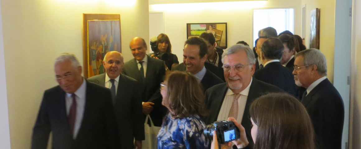 Os rostos da inauguração da nova sede