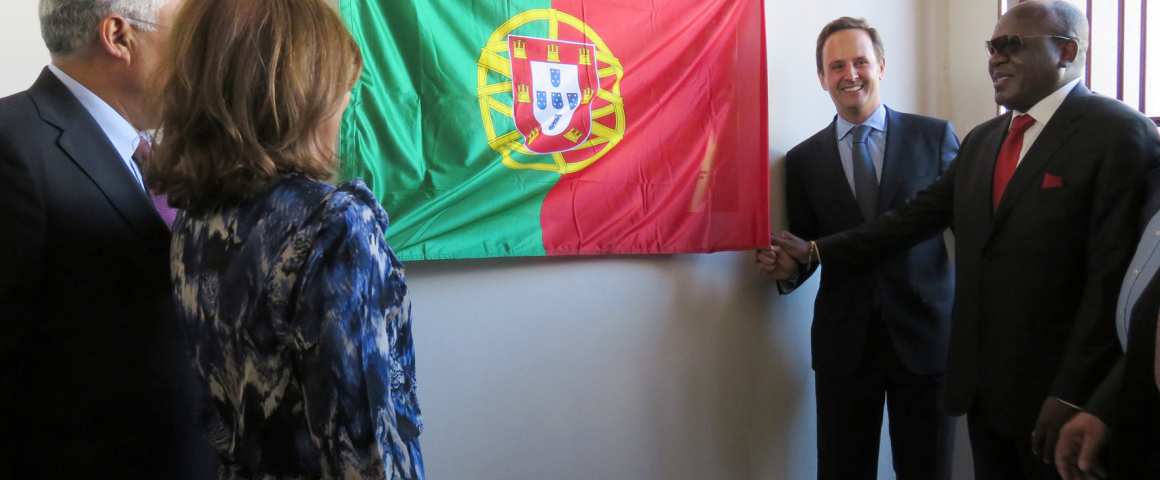 Os rostos da inauguração da nova sede
