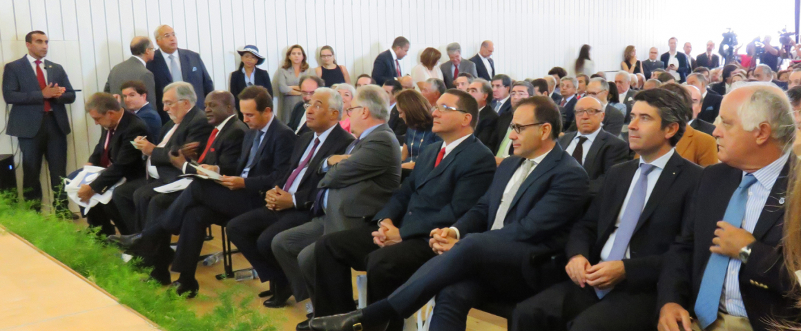 Os rostos da inauguração da nova sede