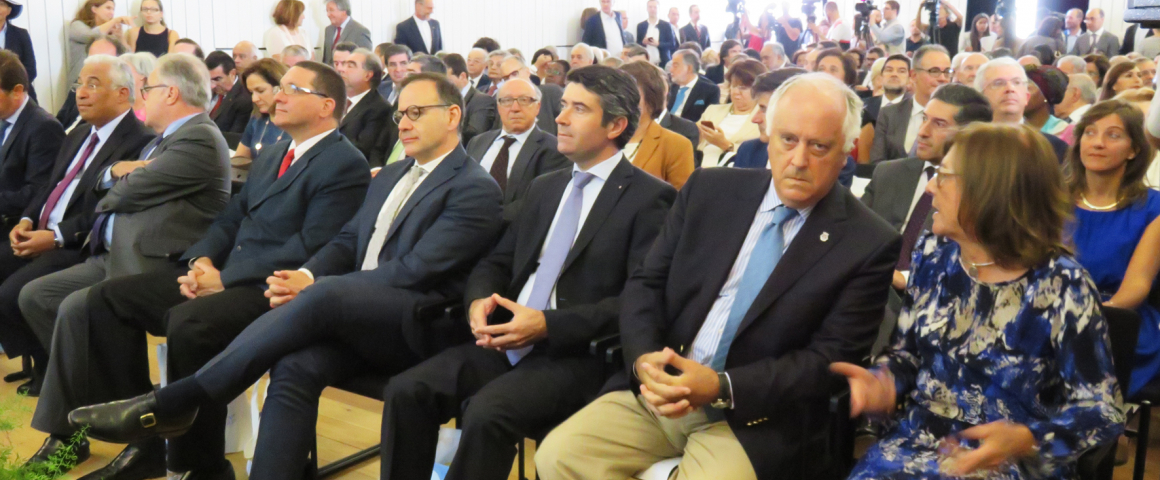 Os rostos da inauguração da nova sede