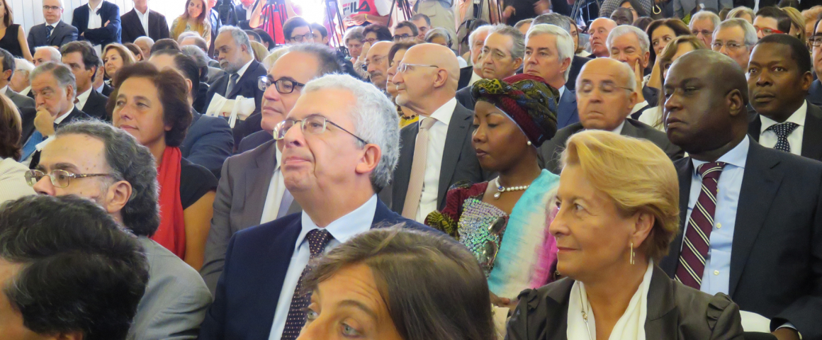 Os rostos da inauguração da nova sede