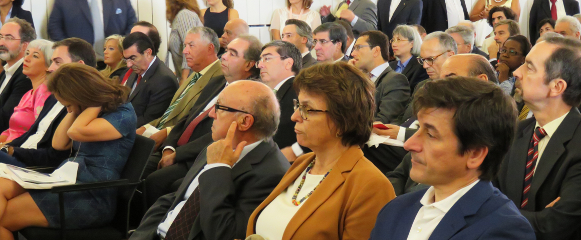 Os rostos da inauguração da nova sede