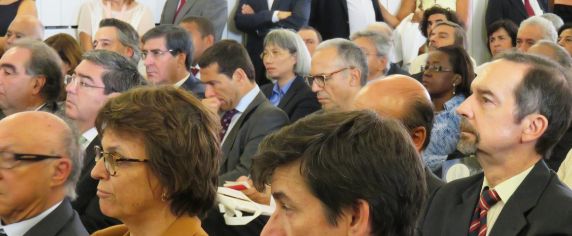 Os rostos da inauguração da nova sede
