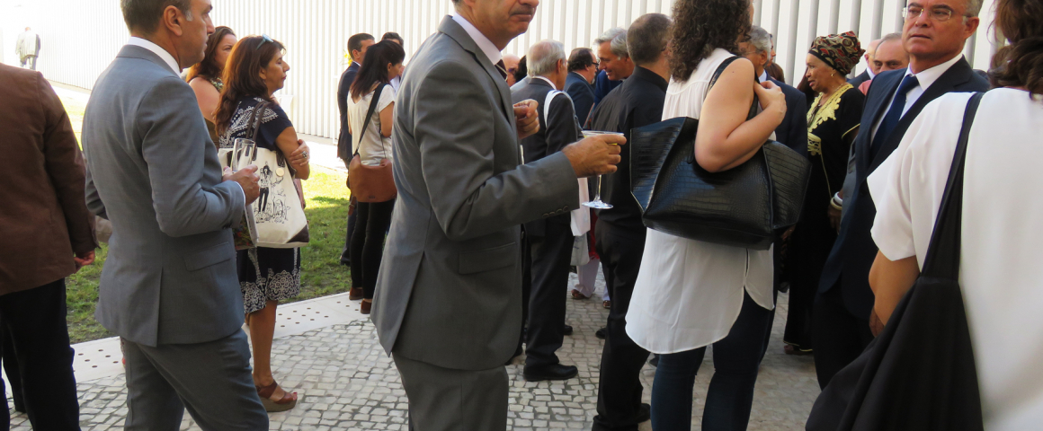 Os rostos da inauguração da nova sede