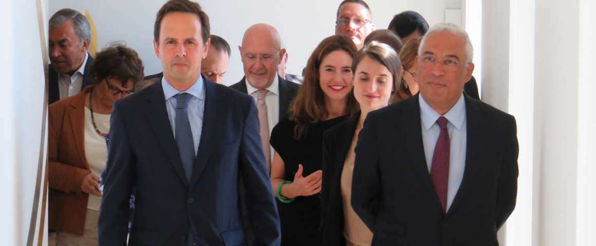 Os rostos da inauguração da nova sede