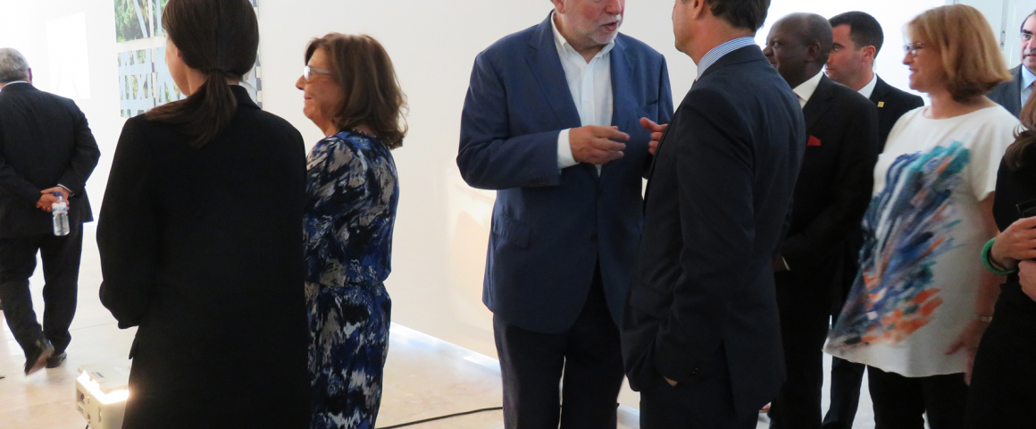 Os rostos da inauguração da nova sede