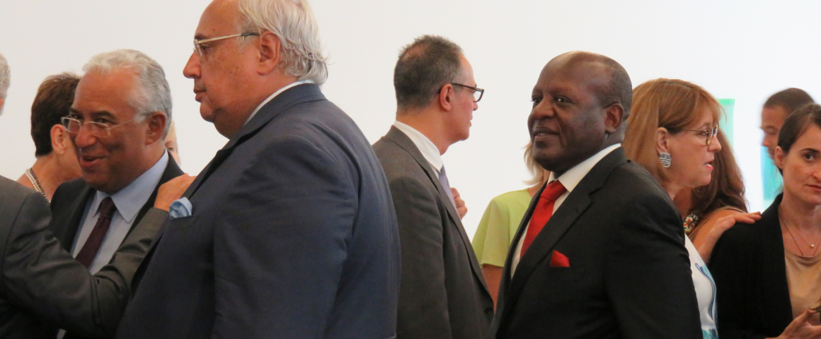 Os rostos da inauguração da nova sede