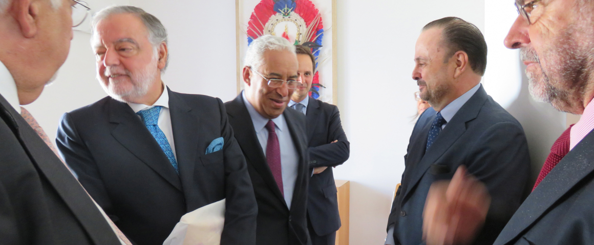 Os rostos da inauguração da nova sede
