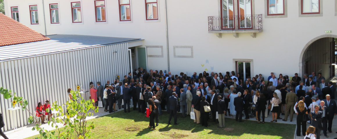 Os rostos da inauguração da nova sede