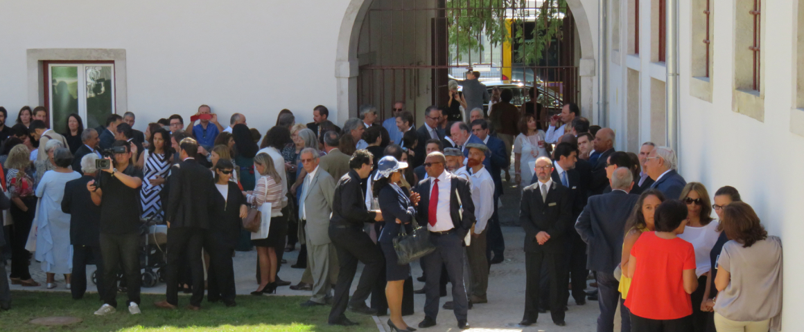 Os rostos da inauguração da nova sede