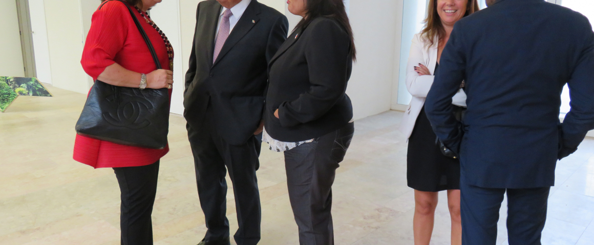 Os rostos da inauguração da nova sede
