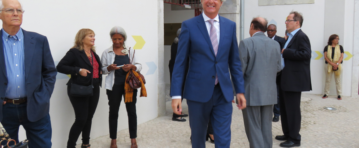Os rostos da inauguração da nova sede