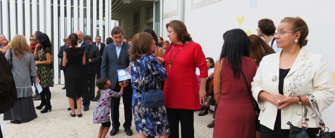 Os rostos da inauguração da nova sede